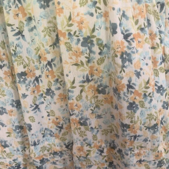 Torrid Floral Maxi Skirt - Blue and Yellow - Picture 3 of 3